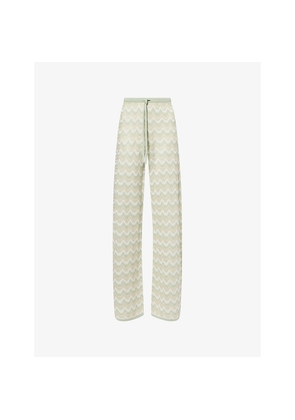 Womens Devon Windsor Fiora Stripe Knitted Trousers
