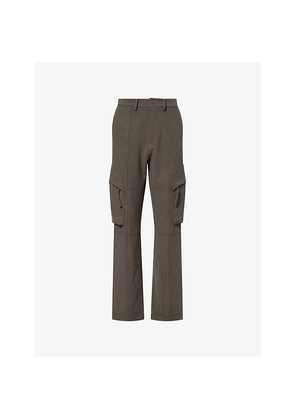 Womens The Frankie Shop Kelly Woven Cargo Trousers