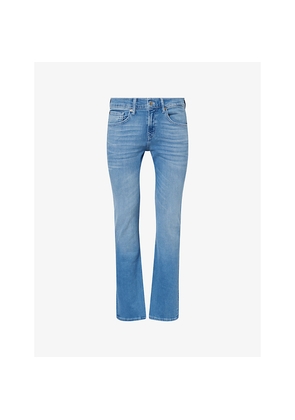 Mens 7 For All Mankind The Bootcut Stretch-Denim Jeans