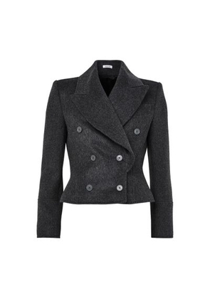 Short double-breasted coat