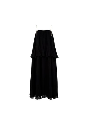 Ruffled maxi dress