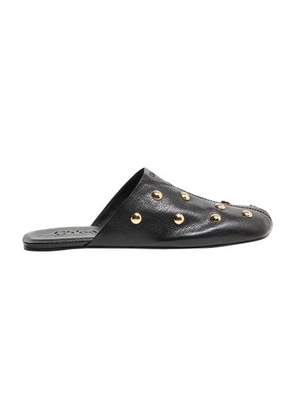 Mules with decorative touches