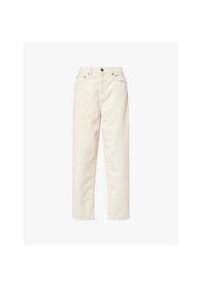 Womens American Vintage Snopdog Balloon-Leg Denim Jeans