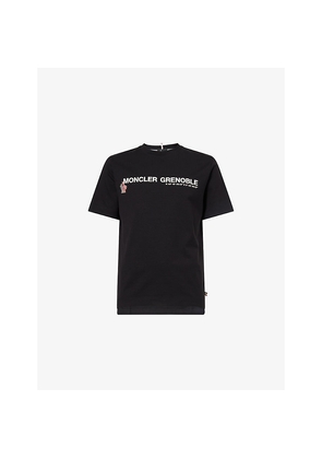 Mens Moncler Grenoble Logo-Embossed Relaxed-Fit Cotton T-Shirt