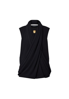 Hybrid Draped Knit Top