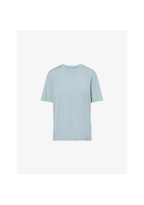 Mens Rag & Bone Classic Logo-Embroidered Jersey T-Shirt