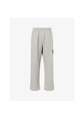 Mens Billionaire Boys Club Logo-Print Wide-Leg Cotton Jogging Bottoms