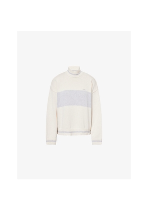 Womens Sisters & Seekers High-Neck Knitted Cotton-Blend Jumper