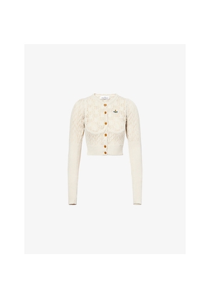 Womens Vivienne Westwood Ella Knitted Cotton Cardigan