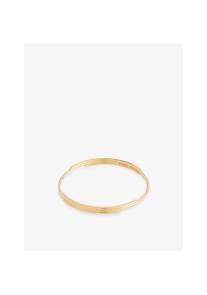 Womens Rachel Jackson Lifestream 18ct Yellow Gold-Plated Sterling-Silver Bangle
