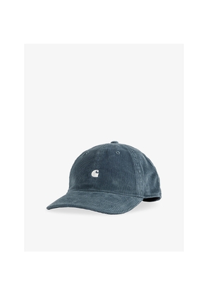 Mens Carhartt WIP Harlem Logo-Embroidered Corduroy Cap