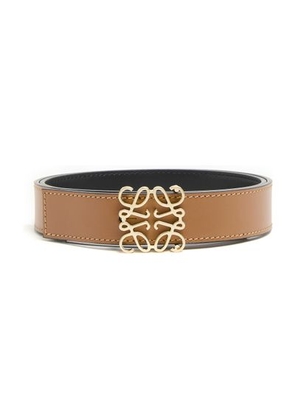 Anagram reversible smooth calf leather belt