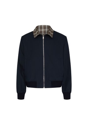 Oversized fit cotton twill coat