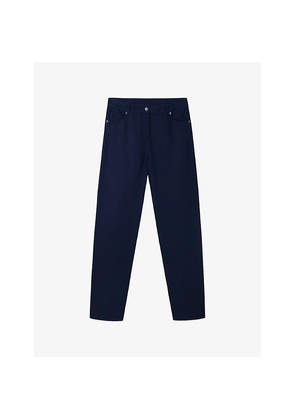 Womens The White Company Tapered Brompton Linen Trousers