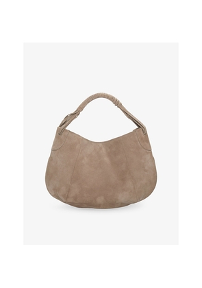 Womens The White Company Small Slouchy Suede Shoulder Bag