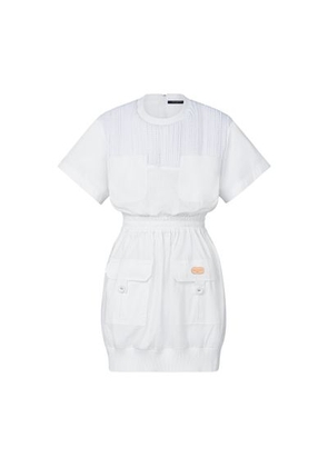 Utility Style Woven Insert Dress