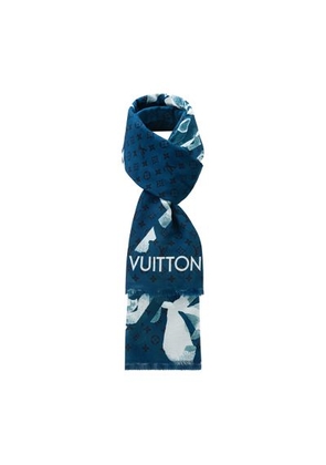 Monogram Flower Stole