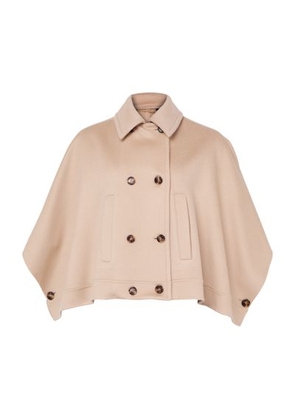 Double-breasted cape