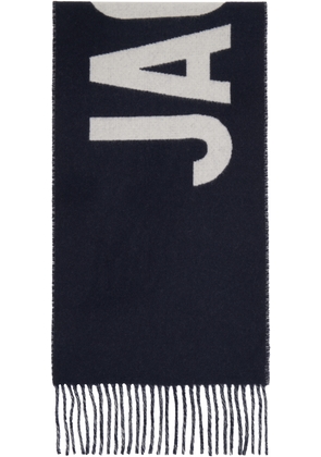 JACQUEMUS Navy 'The Jacquemus' Scarf