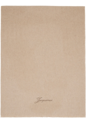 JACQUEMUS Beige 'The Tailleur' Scarf