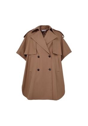 Double-breasted cape