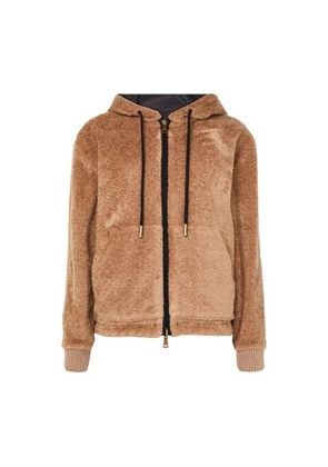 Zipped-up reversible jacket