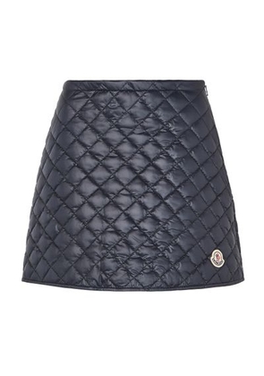 Quilted mini skirt