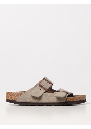 Flat Sandal BIRKENSTOCK Woman color Dove Grey