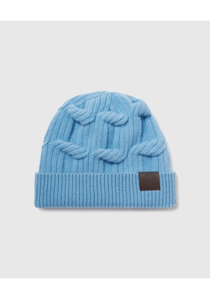Stella McCartney - Falabella Cable-Knit Beanie, Woman, New sky blue
