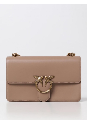 Pinko Love One bag in leather with applied logo