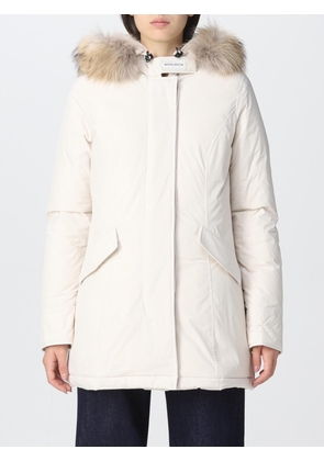 Coat WOOLRICH Woman color Cream