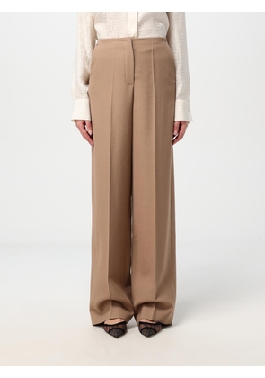 Pants FENDI Woman color Brown