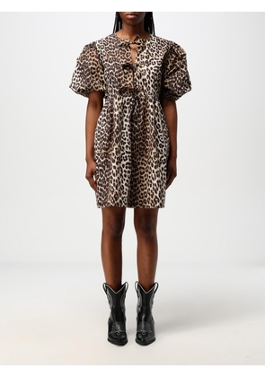 Dress GANNI Woman color Multicolor