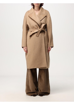 Coat MAX MARA Woman color Camel