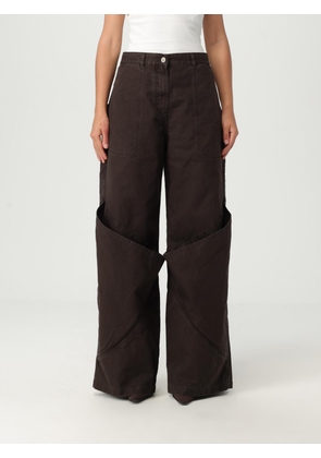 Pants THE ATTICO Woman color Brown