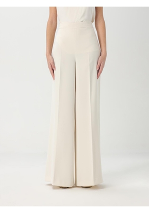 Pants TWINSET Woman color Pearl