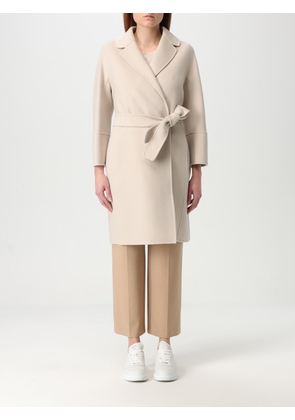 Coat 'S MAX MARA Woman color Natural