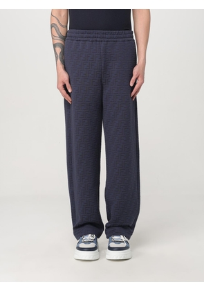 Pants FENDI Men color Blue