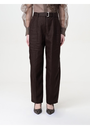 Pants BRUNELLO CUCINELLI Woman color Brown