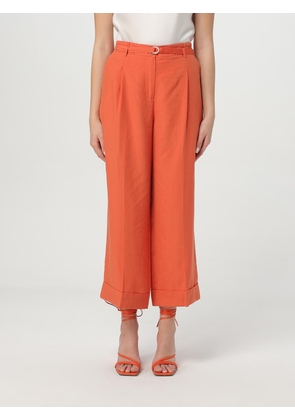 Pants LIU JO Woman color Brick Red