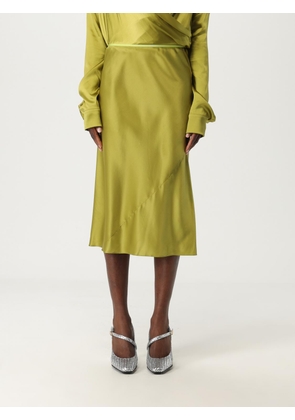 Skirt DRIES VAN NOTEN Woman color Olive