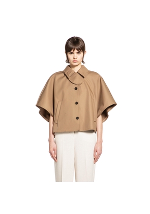 Water-repellent Gabardine Cape