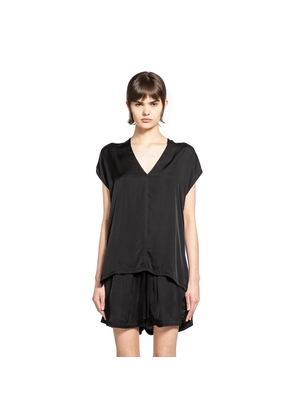 Sateen Look Shirt Blouse