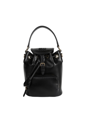 Mini Logo Buckle Backpack