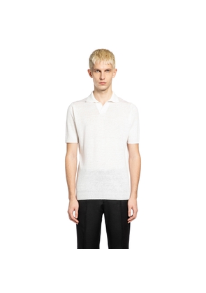 Cotton Linen Knit Polo