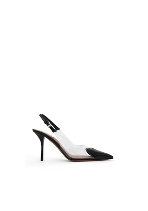 Le Cœur Patent-Leather and PVC Slingback Pumps