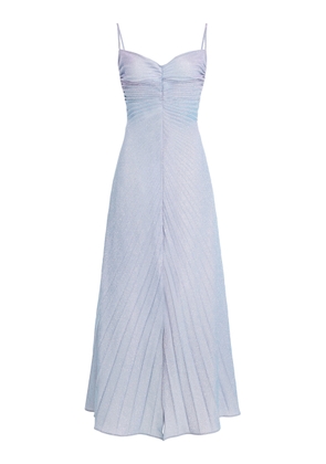 GEORGIA HARDINGE Relic Pleated Metallic-Jersey Midi Dress - Moda Operandi