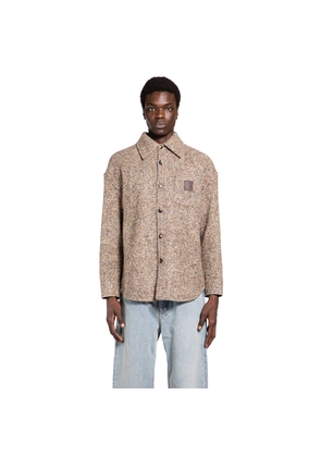 Overshirt in Wool and Lama