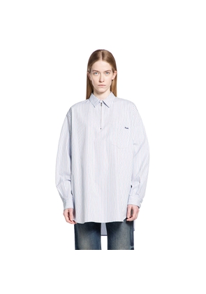 Herringbone Striped Cotton Shirt