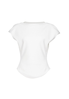 ALAÏA Tailored Cotton-Blend T-Shirt - Moda Operandi